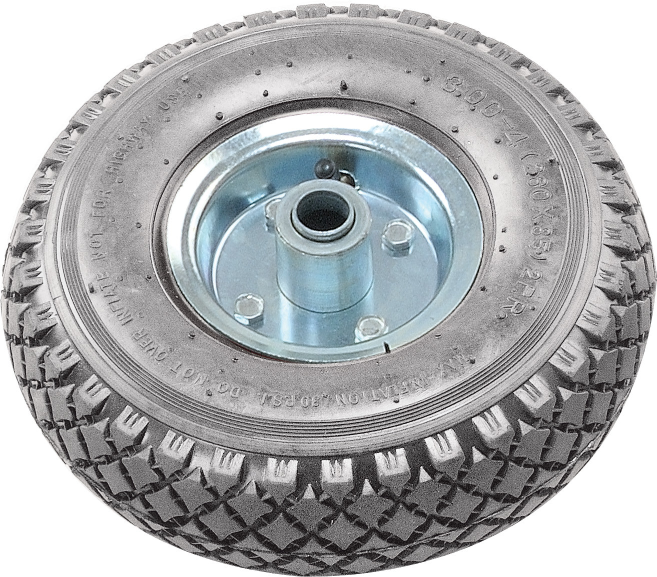 Ruota in poliuretano, mozzo in acciaio  MARUCAU3040