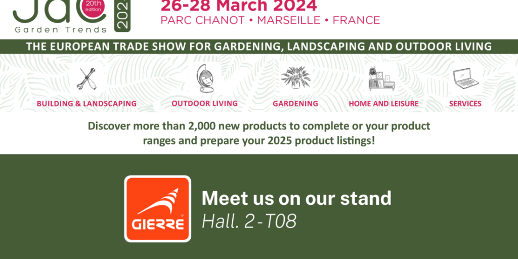 Siamo presenti al JDC Garden Trends